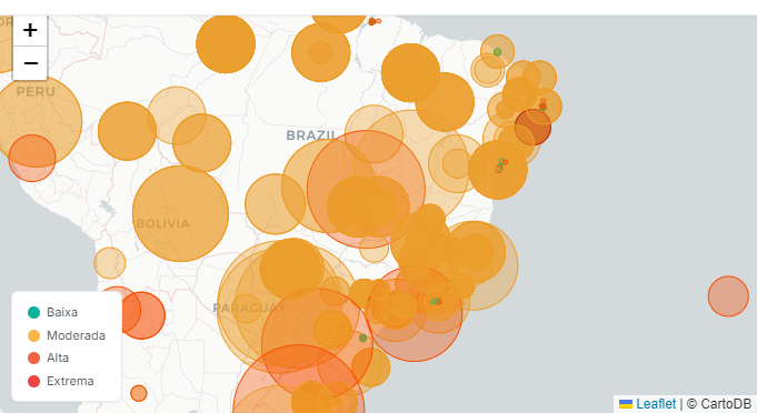 Camada Pessoas no mapa